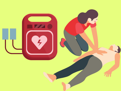 Do you stop CPR to apply AED? When should an AED be used?